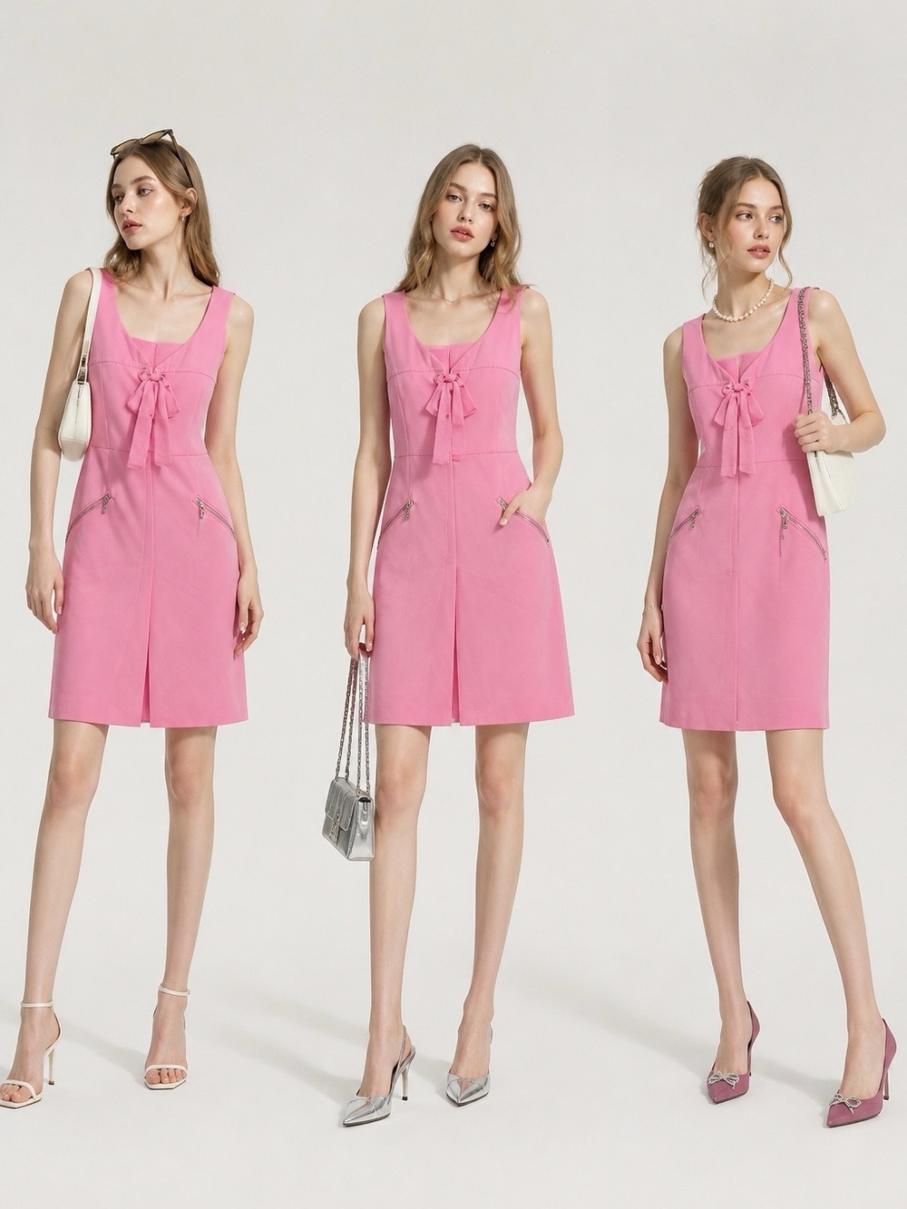 Moschino Vibrant Pink Mini Dress